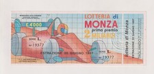 Biglietto Lotteria di Monza -