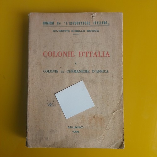 Storia socco colonie - storia-socco-colonie, d'italia