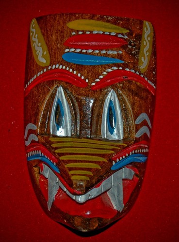 Maschera tribale vintage - , in
