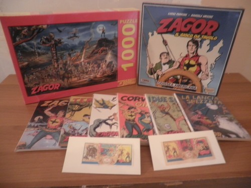 Lotto gioco zagor puzzle albi - zagor,