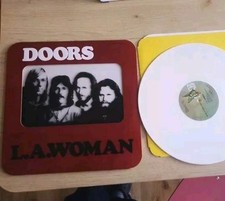 Doors LA Woman LP Vinyl Vinile White Embossed Insert Rhino 