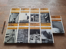 COLLEZIONE LIBRO LIBRI RARI 9 VOLUMI ARCHITETTURA CONTEMPORANEA CAPPELLI