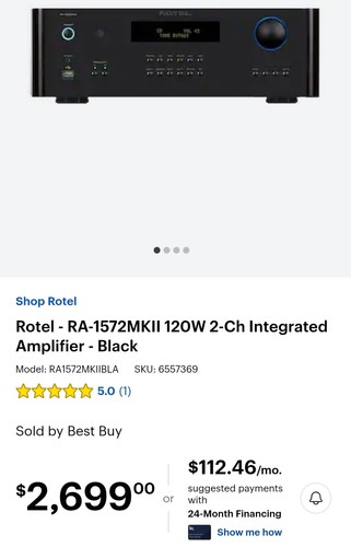 Rotel 1572mkii 120w - ra-1572mkii, 2-ch