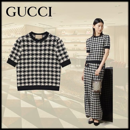 Maglione corto girocollo gucci - maglione,