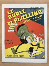Le burle di Pisellino Storielle a colori di Buriko Nerbini 1938 Anastatico Nuovo