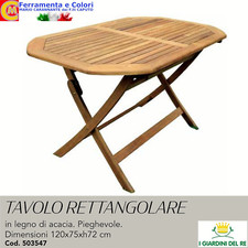 Tavolo da Giardino Pieghevole