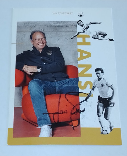 Autografo hansi muller - hansi,