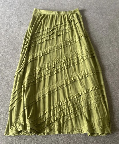 Maxi gonna donna verde a - s,