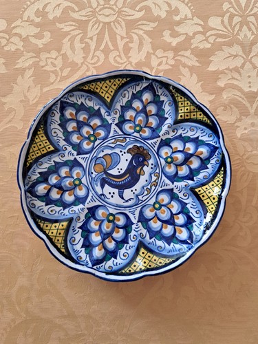 Piatto maiolica faenza vintage - piatto,