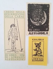 ♥ LOTTO 3 EX LIBRIS LORENZO