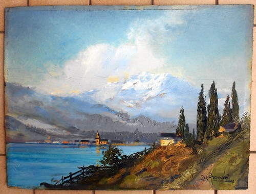 Olio tavola riflessi - su,