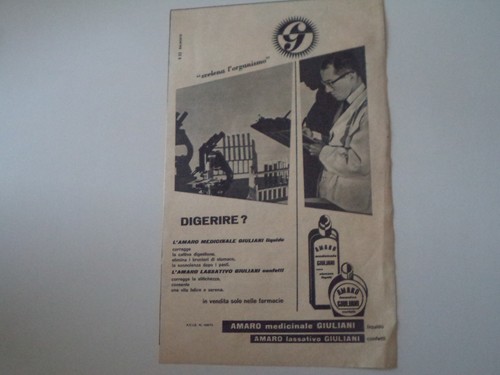 Advertising pubblicità 1955 - advertising,