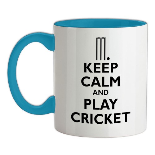 Keep calm and play - keep, cricket