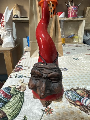 Corno rosso portafortuna - corno,