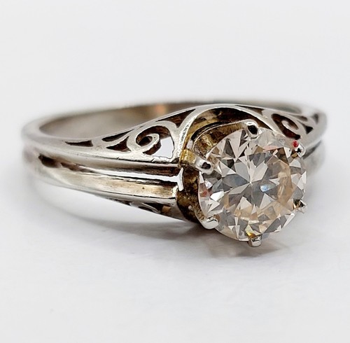 Anello solitario art - , oro