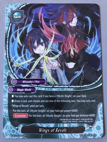 Carta futuro buddyfight - buddyfight, wings