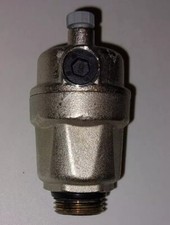 VALVOLA AUTOMATICA SFOGO ARIA VERTICALE DRITTA 10 Bar 120 gradi