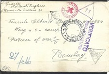 1941 P.O.W. CARTOLINA CON