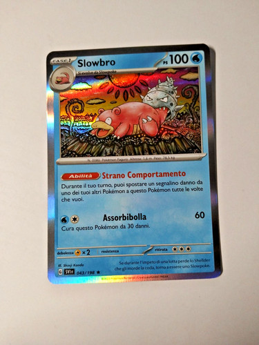 Carta pokemon slowbro 043 198 - pokemon, 043/198