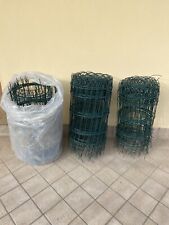 RETE METALLICA ORNAMENTALE arcoplax Cavatorta H. 65 - 25 mt PLASTIFICATA VERDE