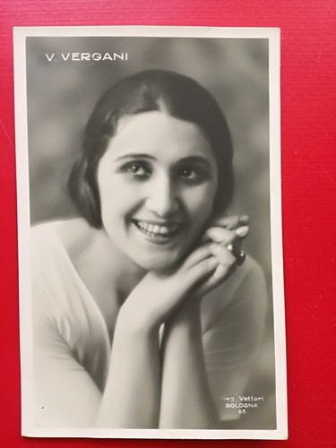 Cartolina foto vera vergani - cartolina,