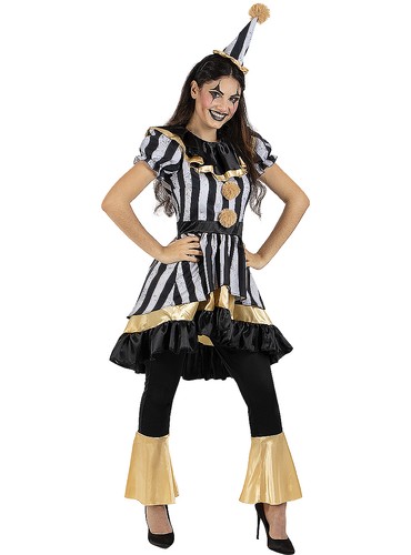 Costume clown horror deluxe - costume,