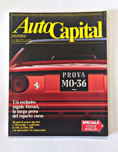 Autocapital giugno 1986 - autocapital,