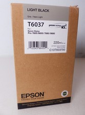 Epson T6039 Light Black 220 ml per inchiostro Stylus Pro 7800 9800 7880 9880 #17 KT