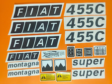 ADESIVI DECALCOMANIE  FIAT 455