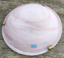 Applique en verre rosé