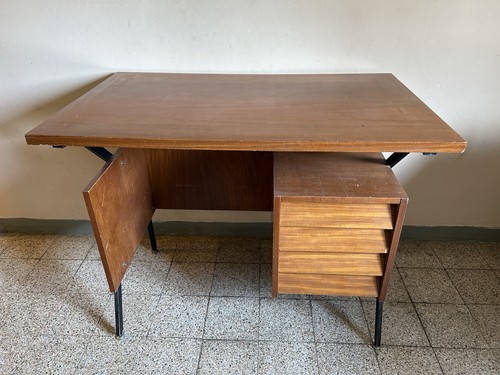 Scrivania vintage legno con - scrivania,