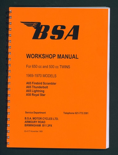 Bsa 500 a50 650 - a50, a65