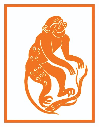 Animale scimmia arte popolare