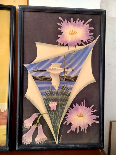 Quadro stoffa paesaggio - quadro, e