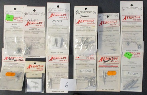 Lotto set dettagli aerei - lotto, 12