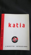 LIBRETTO ISTRUZIONI ORIGINALE  GARELLI KATIA