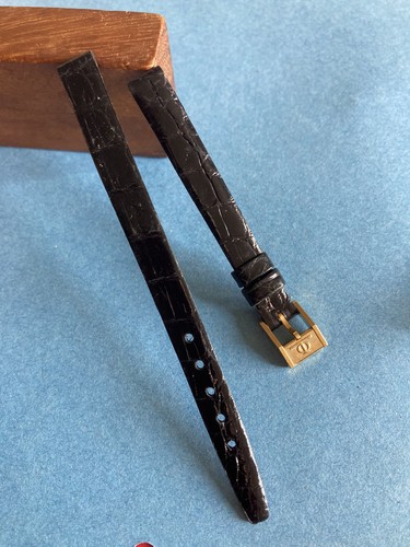 Bracelet montre cuir noir - cuir,