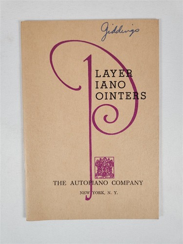 Player piano pointers the - piano,