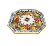 Orologio in ceramica siciliana