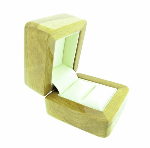 Scatola anelli legno - -,