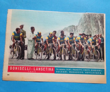 SQUADRA CICLISMO DONISELLI-LANSETINA 1954 BINI PASOTTI BIAGIONI SOLDANI MASSOCCO