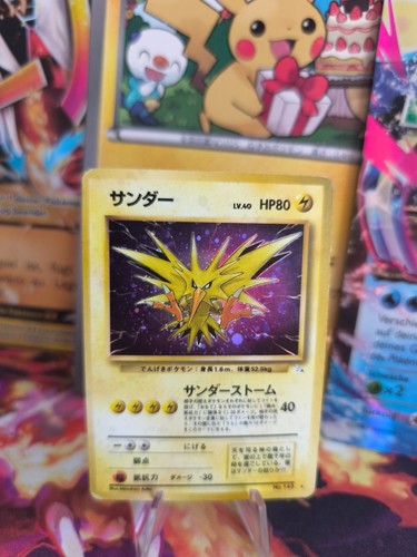 Carta pokemon card zapdos - carta,