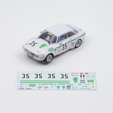 Alfa Romeo GTA Junior #35 4h Jarama 1972 Colzani 1:24 Waterslide Decals Slot Car