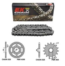 KAWASAKI Z 1000 SX 2013 AL 2019 KIT TRASMISSIONE CATENA EK 525 CORONA PIGNONE