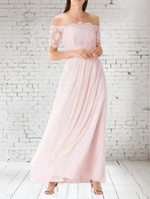 Abito lungo rosa costa 10