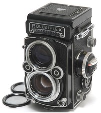 @ Rolleiflex 2.8F white face