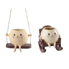 Vaso per fiori in resina per