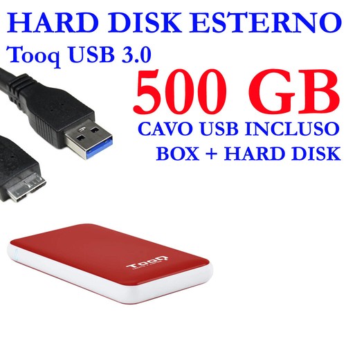 Hdd hard disk esterno 500gb - hdd,
