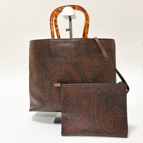 Borsa mano etro brown - borsa,