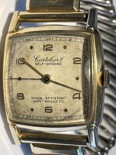 Cortebert raro orologio uomo
